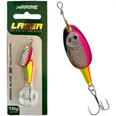 Imagem de Isca Pesca Marine Sports Spinner Laser 8cm 12g Varias Cores, Cor 26