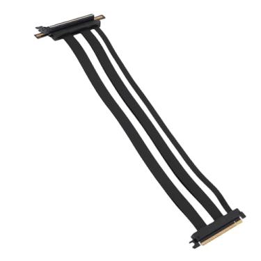 Imagem de Tangxi Cabo Riser PCIe 5.0, Cabo de Extensão de Placa Gráfica GPU PCIE5.0 X16 para RTX 4090 (Ti), Velocidade de 128 Gbps, ângulo Reto de 90 para Montagem Vertical de GPU, Compatível (40cm)
