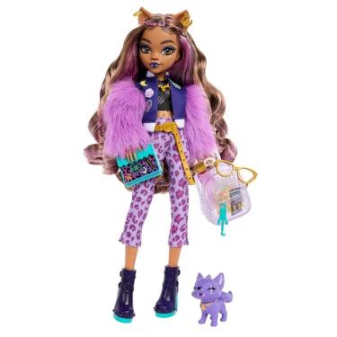 Imagem de Boneca Monster High Clawdeen Wolf Visual Pet De Luxo- Mattel