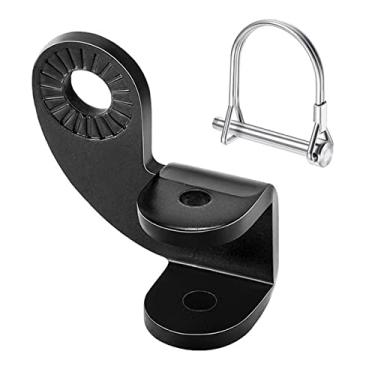 Imagem de Engate de Reboque para Bicicleta Aço com Pino Travamento Conector Pets Bike Alta Resistência Ajusta a Eixos Sólidos QR
