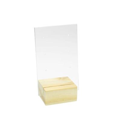 Imagem de Expositor de Joias Wood Pequeno para Trio de Brincos - Rei Dos Estojos