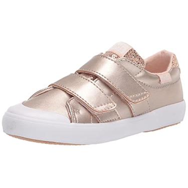 Imagem de Keds Tênis infantil unissex Courtney Hook & Loop, Ouro rosa, 10 Little Kid