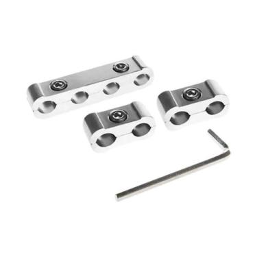 Imagem de Kit De Separadores De Fios De Velas De Ignição De Alumínio 8mm 9mm 10m