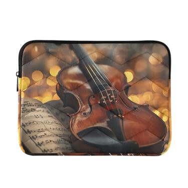 Imagem de Capa para laptop leve e fina musical, durável, trabalho, viagem, tablet, bolsa feminina, 13 a 14 polegadas