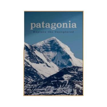 Imagem de Impressão Em Tela Vintage Retro De Aventura Na Montanha, Decoração Art