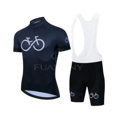 Imagem de Conjunto De Camiseta De Ciclismo Masculina Para O Verão, Roupas De Tre