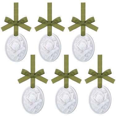 Imagem de Dansib 6 difusores passivos para óleos essenciais, 6 aroma, flor, carro, difusor passivo de óleo essencial para quarto, carros, banheiro, casa, escritório, viagens, sono não elétrico, alivia o