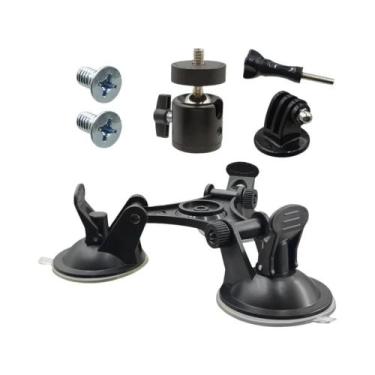 Imagem de Suporte Universal De Vidro Com Ventosa Triangular Para Câmeras De Ação