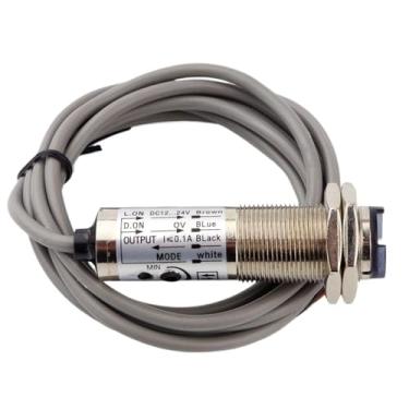 Imagem de 1 peça 4-40 cm 6-36V NPN 4 fios NO/NC CDD-40N interruptor optoelétrico sensor de proximidade indutivo caixa de latão