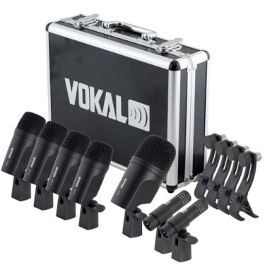 Imagem de Kit De Microfones Para Bateria Vokal Vsm7d 7 Peças C/Case
