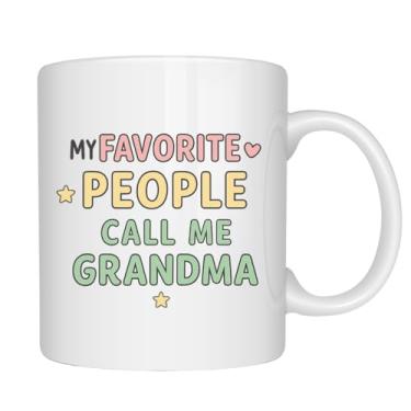 Imagem de EZCLASSY - Caneca My Favorite People Call Me - Caneca de café com citação pastel fofa para tia, avó, avô, mãe - presente significativo para o dia das mães, dia dos pais, aniversário e apreciação da