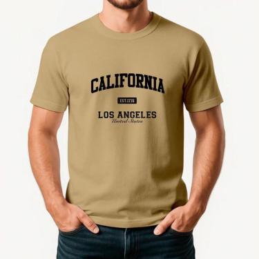 Imagem de Camiseta Masculina Algodão Premium CALIFORNIA-Masculino