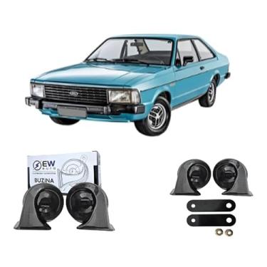 Imagem de BUZINA AUTOMOTIVA CARACOL (PAR) GRAVE/AGUDO PARA CORCEL TODOS - TIGER AUTO