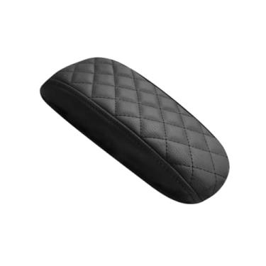 Imagem de QianBao Compatível com Hyundai Elantra 2004 2005 2006 2007 2008 2009 2010 2011 2012 caixa de apoio de braço de couro protetor de console central protetor de capa de console médio pontos vermelhos