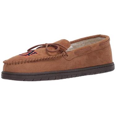 Imagem de Mocassim masculino NCAA Tennessee Volunteers logotipo da equipe universitária chinelos, marrom, pequeno (7-8)