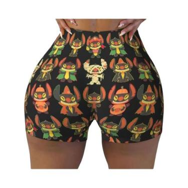 Imagem de Shorts Femininos Esportivos Para Corrida, Voleibol, Academia E Yoga, C