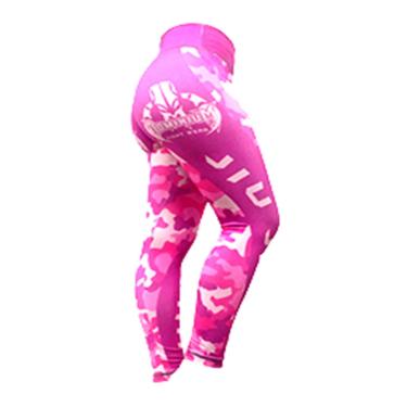 Imagem de Calça de Compressão Termica Legging Feminina - 2824 RO - Rosa - GG - Jiu Jitsu