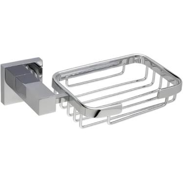 Imagem de Saboneteira de metal cromado