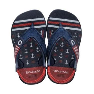 Imagem de Chinelo de Dedo Infantil Elastico Cartago Dakar Plus 11493-Masculino