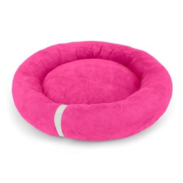 Imagem de Cama Pet Ninho Redonda Para Gato e Cachorro Ultra Macia Lavável Impermeável Luxo Donut(Pink)