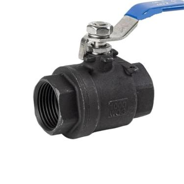 Imagem de 1 peça válvula de esfera de aço carbono de aço fundido Q11F interruptor de válvula manual 4 minutos 6 minutos 1 polegada DN25 50(DN80)