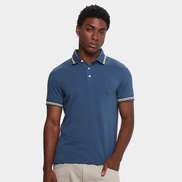 Imagem de Camisa Polo Tommy Hilfiger Tipped Slim Fit Masculina-Masculino