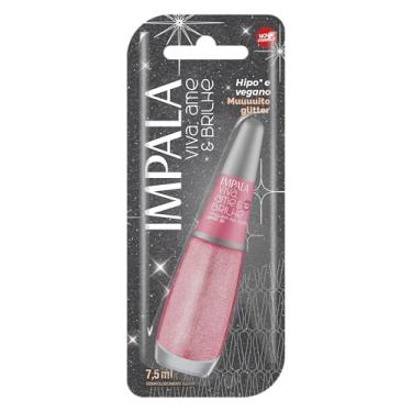 Imagem de ESMALTE IMPALA VIVA AME E BRILHE GLITTER 3D NINGUEM ME SEGURA BLISTER