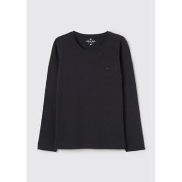 Imagem de Blusa Básica Infantil Menina Manga Longa Com Patch Hering Kids-Feminino