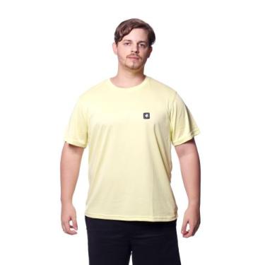 Imagem de Camiseta Plus Size Bali Hai Dry Fit Onda Sonora, Amarelo, G2