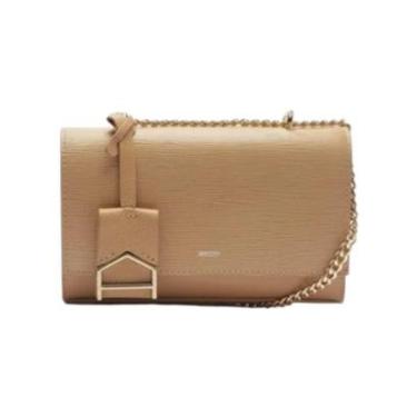 Imagem de Bolsa Feminina Arezzo Couro Tiracolo Abraccio Pequena Bege-Feminino