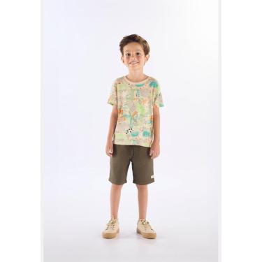 Imagem de Camiseta Infantil em Algodão Flamê Up Baby-Masculino