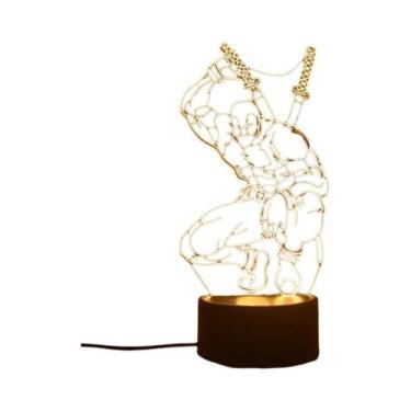 Imagem de Lâmpada LED 3D Do Personagem Ironman Spiderman Da Disney Para Quarto I