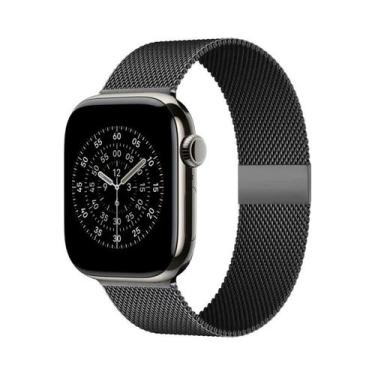 Imagem de Pulseira Ajustável Milanese Loop Para Apple Watch, Compatível Com Tama