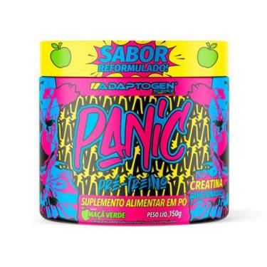 Imagem de Pre treino panic adaptogen 150g maçã verde, 150g