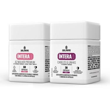 Imagem de Kit AZ Mulher Premium Cabelos Unhas Glow Soldiers Nutrition-Feminino