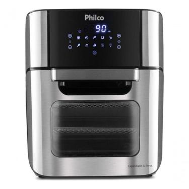 Imagem de Fritadeira Air Fryer Oven Philco Sem Oleo PFR2250V 4 Em 1 12L 1800W Preto 110V