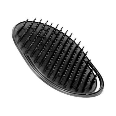 Imagem de Pente Preto Com Glitter Para Cabelos Cacheados E Grossos, Antiestático