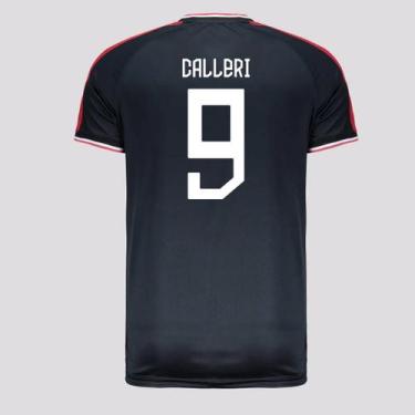 Imagem de Camisa São Paulo Hue 9 Calleri Preta e Vermelha - Spr, GG