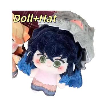 Imagem de Brinquedo De Pelúcia Kawaii Inosuke 10cm Com Chapéu, Boneco De Anime D