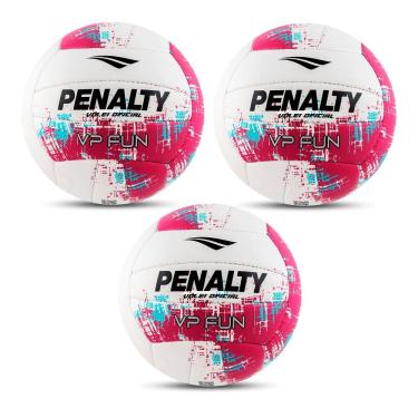 Imagem de Kit Com 03 Bola Vôlei Penalty VP Fun XXI 2025