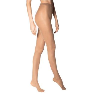 Imagem de Meia Calça Lupo Loba Fio 40 Opaca Poliéster Feminina, Bege, P