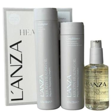 Imagem de Kit Lanza, Healing Oil Shampoo, Condicionador e Óleo Capilar