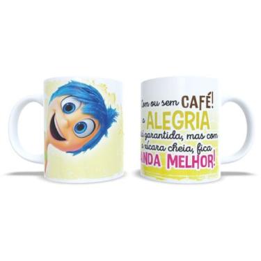 Imagem de Caneca Xicara ceramica porcelana de café Frases Personagens Desenho Di