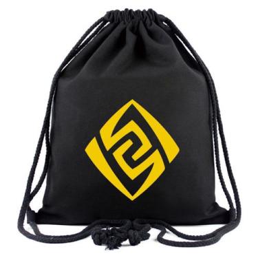 Imagem de Mochila com cordão Genshins Impacts Anime para crianças 34x40cm - Yiwe