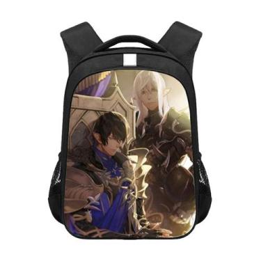 Imagem de Mochila escolar Finals Fantasy Kids em poliéster 3D - yiweisai