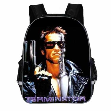 Imagem de Mochila Terminator Arnold Anime School Poliéster 29x16x33cm - Yiweisai