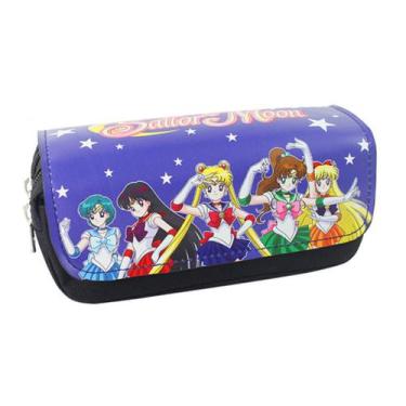 Imagem de Estojo para lápis Sailors Moons Cartoon Anime de grande capacidade - y