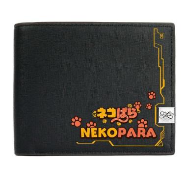 Imagem de Carteira Nekoparas Anime Characters Slim Bifold em couro PU - Yiweisai