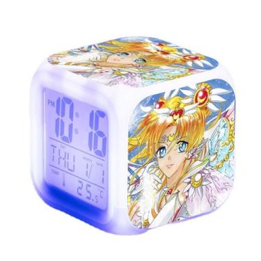 Imagem de Despertador Sailors Moons Anime LED com display de temperatura - yiwei