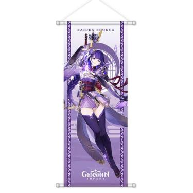 Imagem de Pôster artístico Wall Genshins Impacts Beelzebul 72x28cm - yiweisai